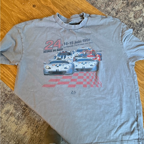 American Eagle Outfitters Other - Racing Graphic T-Shirt in Gray